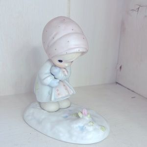 Precious Moments Collection. Vintage February Calendar Girl 1987